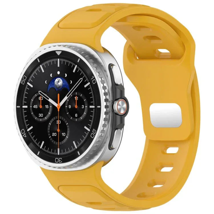 リバースバックル 単色シリコンウォッチバンド、Samsung Galaxy Watch8 / Watch8 Classic用