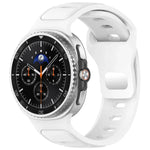 リバースバックル 単色シリコンウォッチバンド、Samsung Galaxy Watch8 / Watch8 Classic用