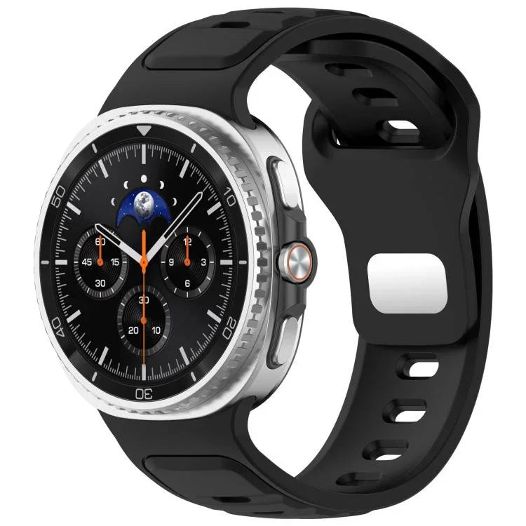リバースバックル 単色シリコンウォッチバンド、Samsung Galaxy Watch8 / Watch8 Classic用