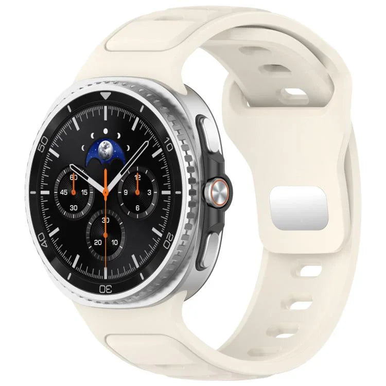 リバースバックル 単色シリコンウォッチバンド、Samsung Galaxy Watch8 / Watch8 Classic用