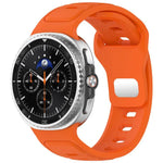 リバースバックル 単色シリコンウォッチバンド、Samsung Galaxy Watch8 / Watch8 Classic用