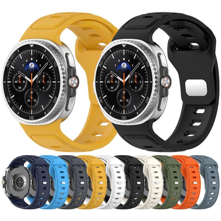 リバースバックル 単色シリコンウォッチバンド、Samsung Galaxy Watch8 / Watch8 Classic用
