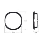 ENKAY ハットプリンス 2イン1 単色PCウォッチカバー フルカバレッジPMMAソフトフィルム付き、Samsung Galaxy Watch8 Classic 46mm用