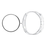 ENKAY ハットプリンス 2イン1 単色PCウォッチカバー フルカバレッジPMMAソフトフィルム付き、Samsung Galaxy Watch8 Classic 46mm用