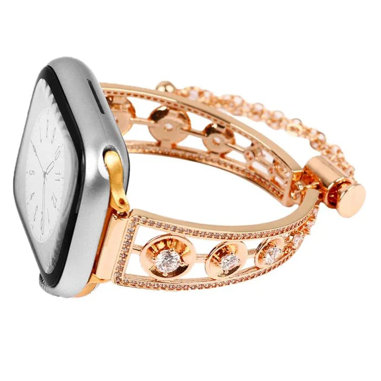 プラチナスタージルコニウムメタルウォッチバンド、Apple Watch 46mm / 49mm / 45mm / 44mm用、Apple Watch 42mm / 41mm / 40mm / 38mm用