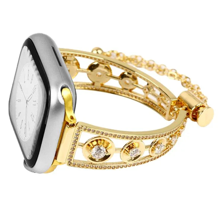 プラチナスタージルコニウムメタルウォッチバンド、Apple Watch 46mm / 49mm / 45mm / 44mm用、Apple Watch 42mm / 41mm / 40mm / 38mm用
