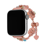 四つ葉のクローバーチェーン合金ウォッチバンド、Apple Watch 46mm / 49mm / 45mm / 44mm用、Apple Watch 42mm / 41mm / 40mm / 38mm用