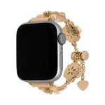 四つ葉のクローバーチェーン合金ウォッチバンド、Apple Watch 46mm / 49mm / 45mm / 44mm用、Apple Watch 42mm / 41mm / 40mm / 38mm用