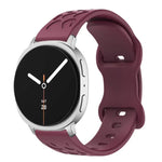 凹型レオパード バタフライバックル シリコンウォッチバンド、Samsung Galaxy Watch8 / Watch8 Classic用