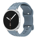 凹型レオパード バタフライバックル シリコンウォッチバンド、Samsung Galaxy Watch8 / Watch8 Classic用