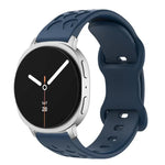 凹型レオパード バタフライバックル シリコンウォッチバンド、Samsung Galaxy Watch8 / Watch8 Classic用