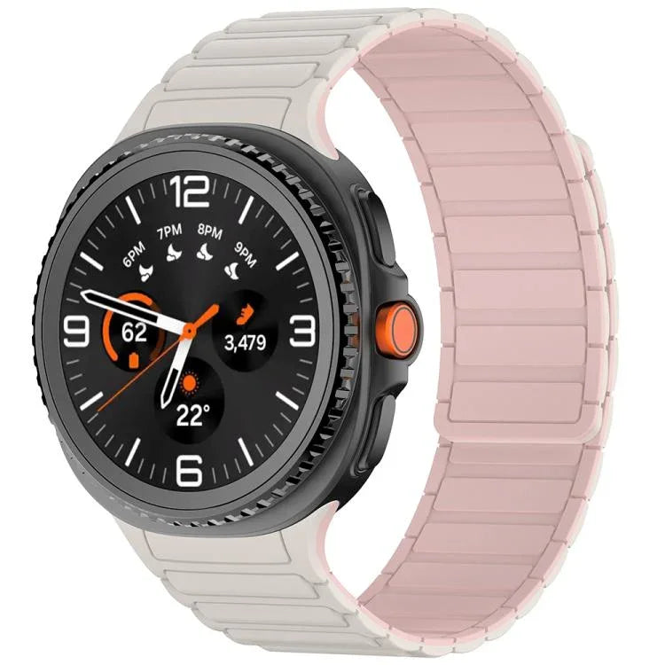 トライビーズ マグネット シリコンウォッチバンド、Samsung Galaxy Watch8 / Watch8 Classic用