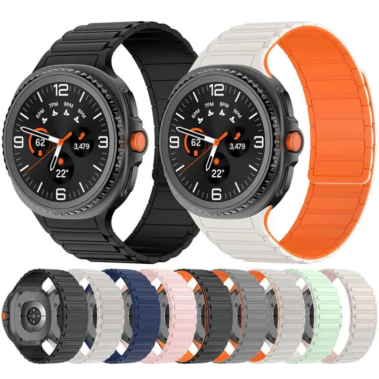 トライビーズ マグネット シリコンウォッチバンド、Samsung Galaxy Watch8 / Watch8 Classic用