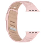 斜めバックル通気性ツートーンシリコンウォッチバンド、Apple Watch 46mm / 49mm / 45mm / 44mm用