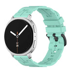 ブラックバックル ラウンドテール シリコンウォッチバンド、Samsung Galaxy Watch8 / Watch8 Classic用