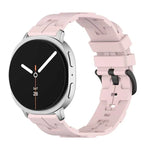 ブラックバックル ラウンドテール シリコンウォッチバンド、Samsung Galaxy Watch8 / Watch8 Classic用