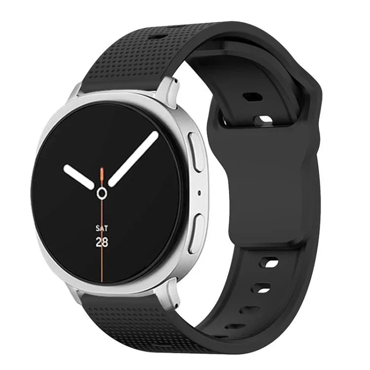 ラウンドドット スタッドバックル シリコンウォッチバンド、Samsung Galaxy Watch8 / Watch8 Classic用