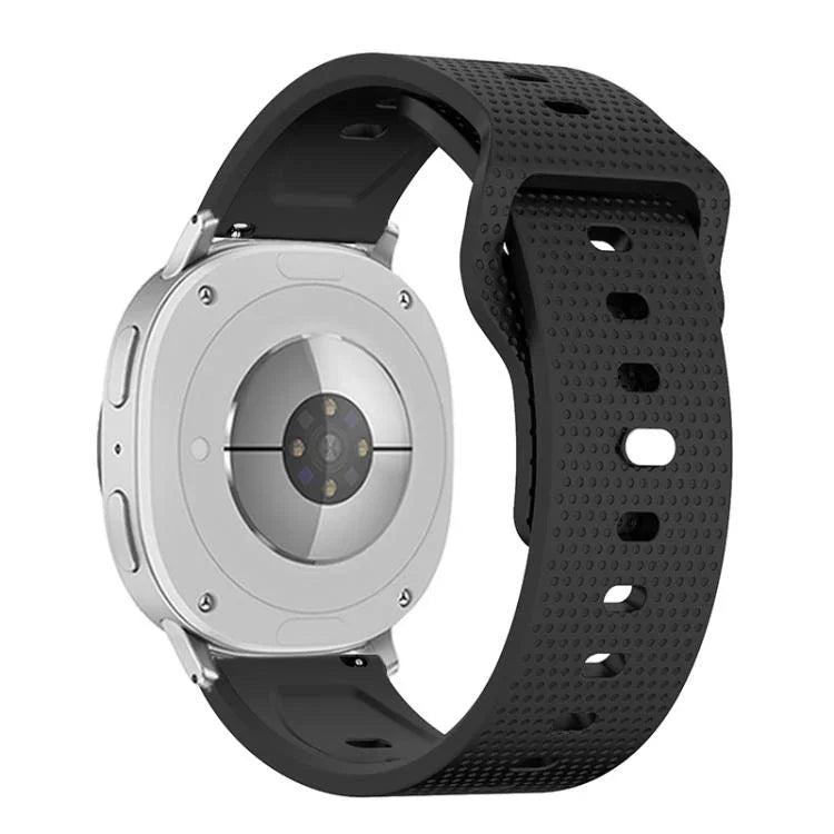 ラウンドドット スタッドバックル シリコンウォッチバンド、Samsung Galaxy Watch8 / Watch8 Classic用