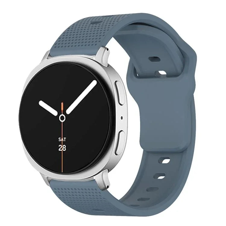 ラウンドドット スタッドバックル シリコンウォッチバンド、Samsung Galaxy Watch8 / Watch8 Classic用