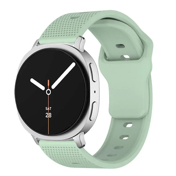 ラウンドドット スタッドバックル シリコンウォッチバンド、Samsung Galaxy Watch8 / Watch8 Classic用