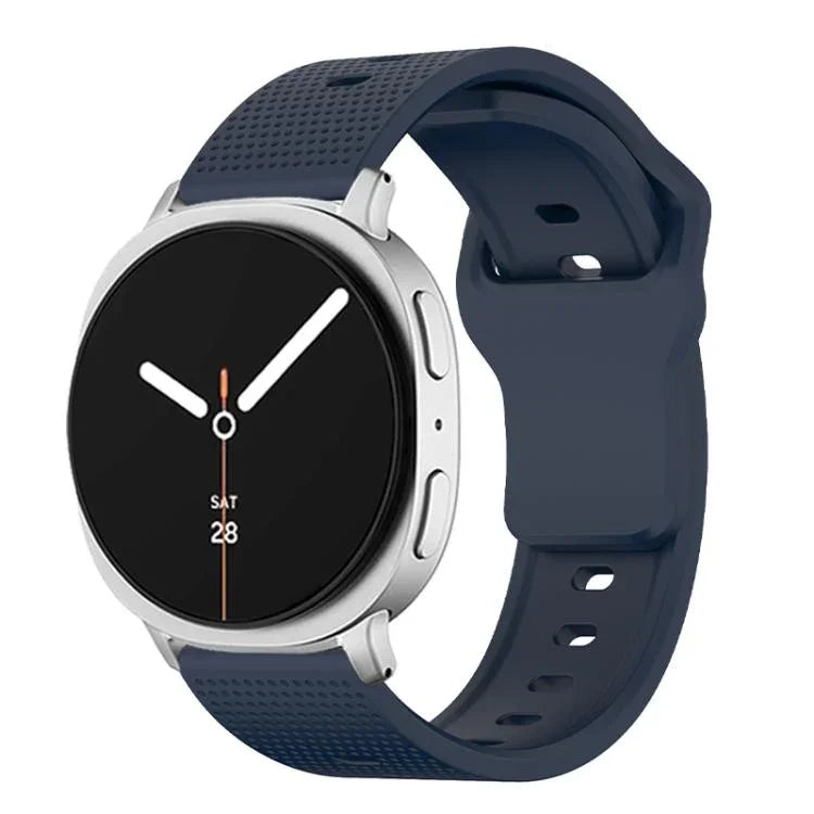 ラウンドドット スタッドバックル シリコンウォッチバンド、Samsung Galaxy Watch8 / Watch8 Classic用