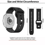 ラウンドドット スタッドバックル シリコンウォッチバンド、Samsung Galaxy Watch8 / Watch8 Classic用