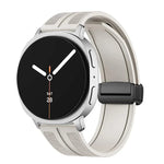 折りたたみマグネットバックル ハイブリッド ナイロン シリコンウォッチバンド、Samsung Galaxy Watch8 / Watch8 Classic用