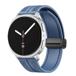 折りたたみマグネットバックル ハイブリッド ナイロン シリコンウォッチバンド、Samsung Galaxy Watch8 / Watch8 Classic用