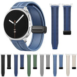 折りたたみマグネットバックル ハイブリッド ナイロン シリコンウォッチバンド、Samsung Galaxy Watch8 / Watch8 Classic用