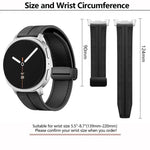 折りたたみマグネットバックル ハイブリッド ナイロン シリコンウォッチバンド、Samsung Galaxy Watch8 / Watch8 Classic用