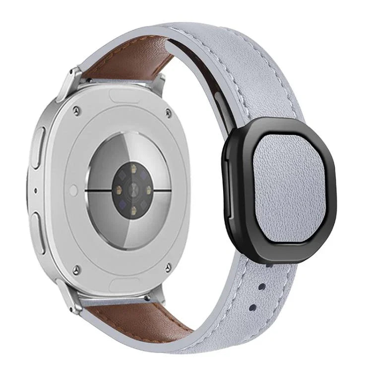 マグネット折りたたみ本革バックルウォッチバンド、Samsung Galaxy Watch8 / Watch8 Classic用