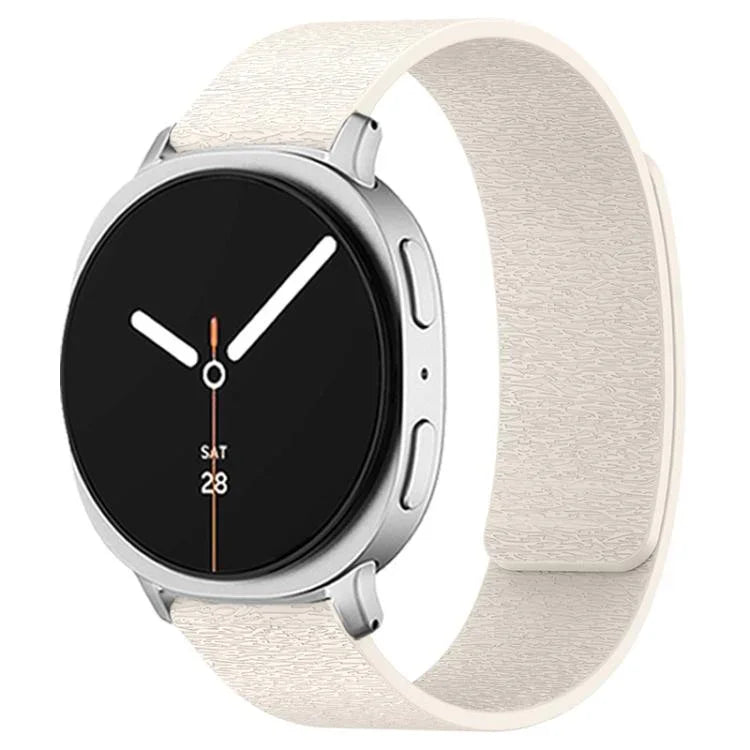 クラウドウッドグレイン マグネット シリコンウォッチバンド、Samsung Galaxy Watch8 / Watch8 Classic用