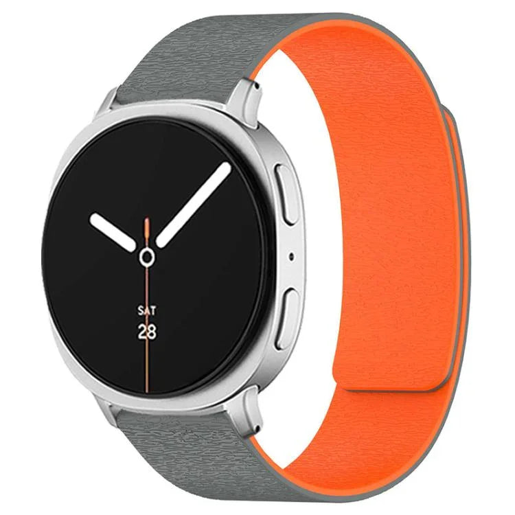 クラウドウッドグレイン マグネット シリコンウォッチバンド、Samsung Galaxy Watch8 / Watch8 Classic用