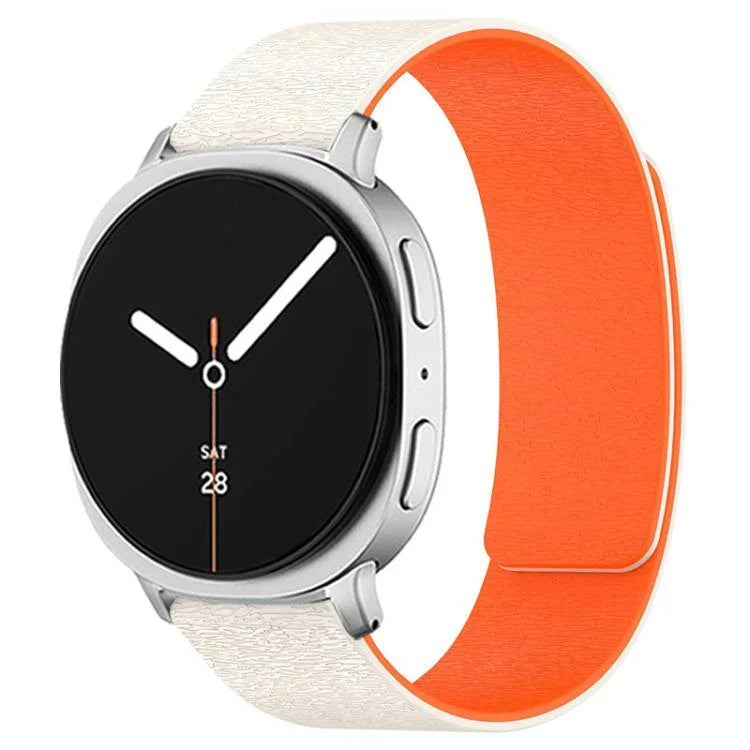 クラウドウッドグレイン マグネット シリコンウォッチバンド、Samsung Galaxy Watch8 / Watch8 Classic用