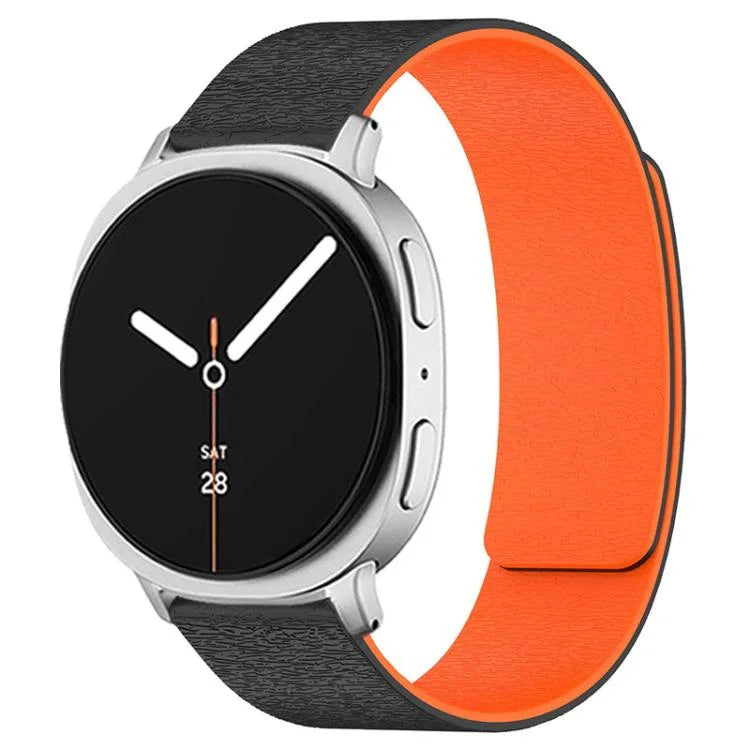 クラウドウッドグレイン マグネット シリコンウォッチバンド、Samsung Galaxy Watch8 / Watch8 Classic用