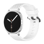 ブラックバックルスプルースシリコンウォッチバンド、Samsung Galaxy Watch8 / Watch8 Classic用