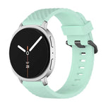 ブラックバックルスプルースシリコンウォッチバンド、Samsung Galaxy Watch8 / Watch8 Classic用