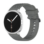 ブラックバックルスプルースシリコンウォッチバンド、Samsung Galaxy Watch8 / Watch8 Classic用