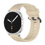 ブラックバックルスプルースシリコンウォッチバンド、Samsung Galaxy Watch8 / Watch8 Classic用