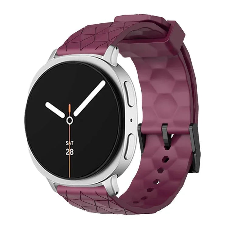 フットボールテクスチャー 単色 シリコンウォッチバンド、Samsung Galaxy Watch8 / Watch8 Classic用