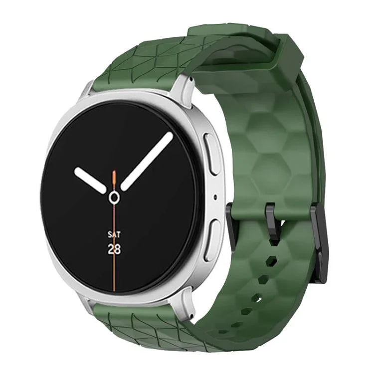フットボールテクスチャー 単色 シリコンウォッチバンド、Samsung Galaxy Watch8 / Watch8 Classic用