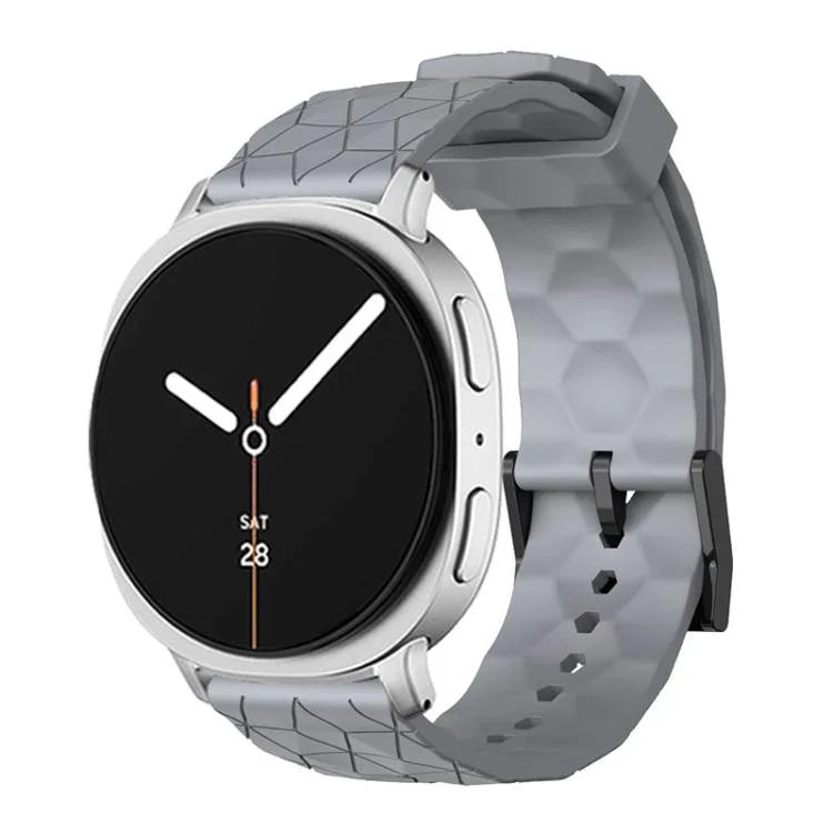 フットボールテクスチャー 単色 シリコンウォッチバンド、Samsung Galaxy Watch8 / Watch8 Classic用