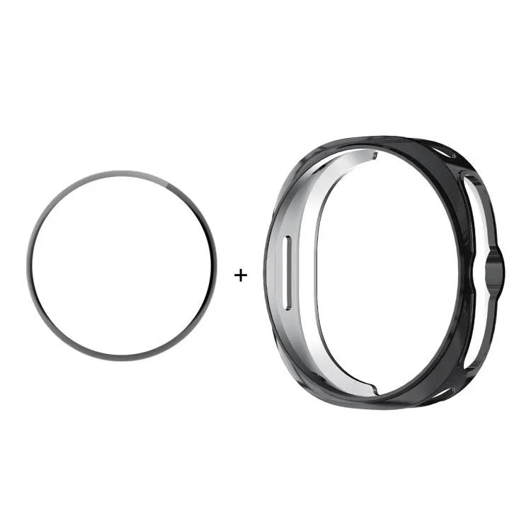ENKAY Hat-Prince 2-in-1 電気めっき ソフトTPUカバー フルカバレッジ PMMAソフトフィルム付き、Samsung Galaxy Watch8 Classic 46mm用