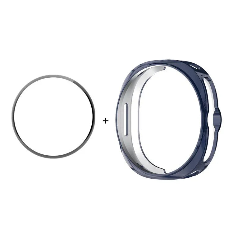 ENKAY Hat-Prince 2-in-1 電気めっき ソフトTPUカバー フルカバレッジ PMMAソフトフィルム付き、Samsung Galaxy Watch8 Classic 46mm用
