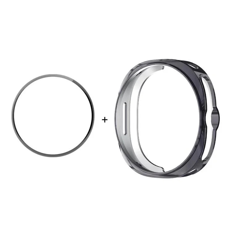 ENKAY Hat-Prince 2-in-1 電気めっき ソフトTPUカバー フルカバレッジ PMMAソフトフィルム付き、Samsung Galaxy Watch8 Classic 46mm用