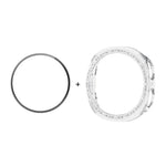 ENKAY Hat-Prince ダイヤモンド PCウォッチカバー フルカバレッジ PMMAソフトフィルム付き、Samsung Galaxy Watch8 44mm用、Samsung Galaxy Watch8 40mm用