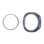 ENKAY Hat-Prince ダイヤモンド PCウォッチカバー フルカバレッジ PMMAソフトフィルム付き、Samsung Galaxy Watch8 44mm用、Samsung Galaxy Watch8 40mm用