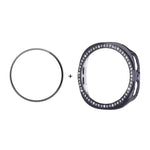 ENKAY Hat-Prince ダイヤモンド PCウォッチカバー フルカバレッジ PMMAソフトフィルム付き、Samsung Galaxy Watch8 44mm用、Samsung Galaxy Watch8 40mm用