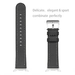 ラウンドテールスクエアバックルレザーウォッチバンド、Samsung Galaxy Watch8 / Watch8 Classic用