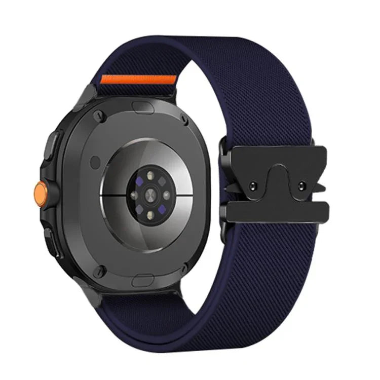 パラシュートバックルストレッチナイロンウォッチバンド、Samsung Galaxy Watch8 / Watch8 Classic用
